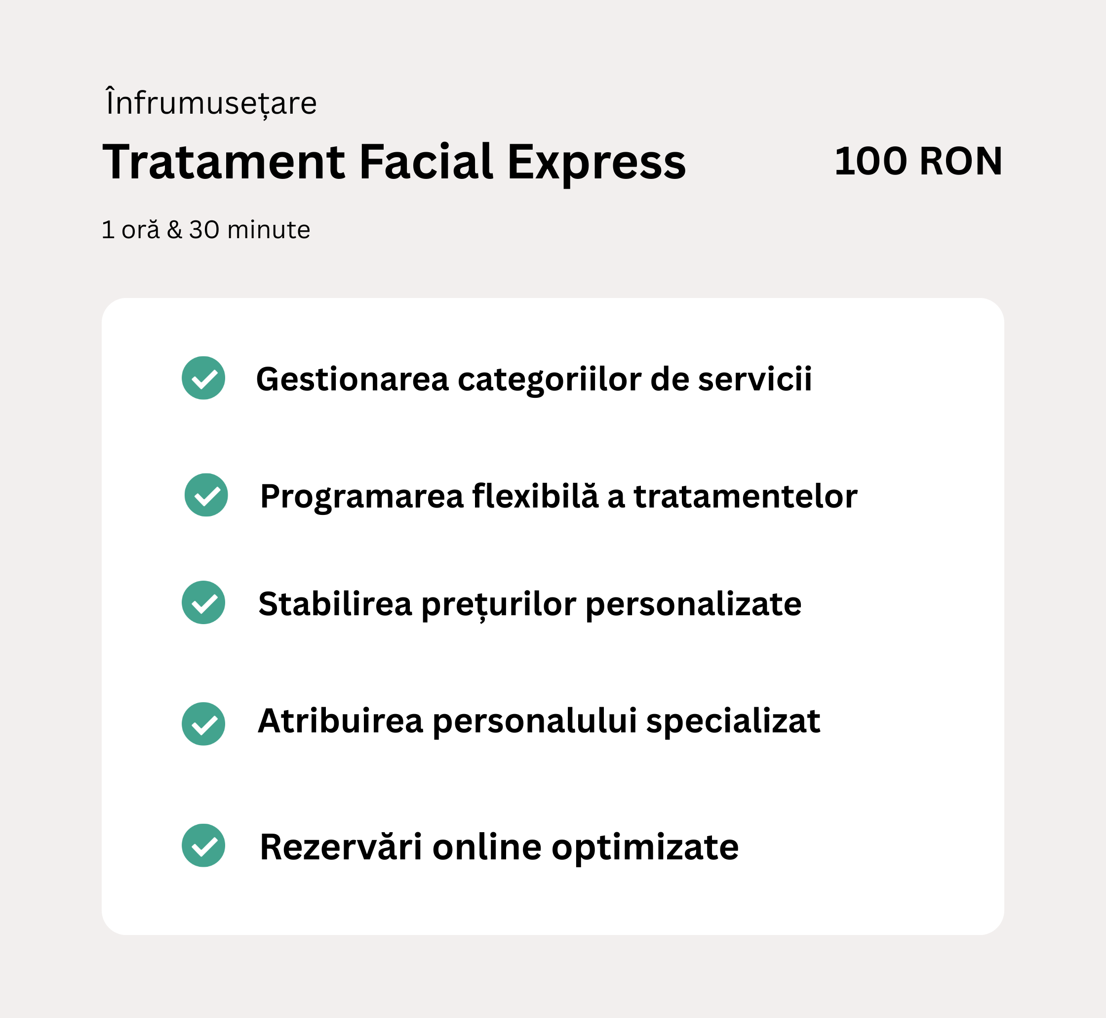 Organizează perfect fiecare tratament